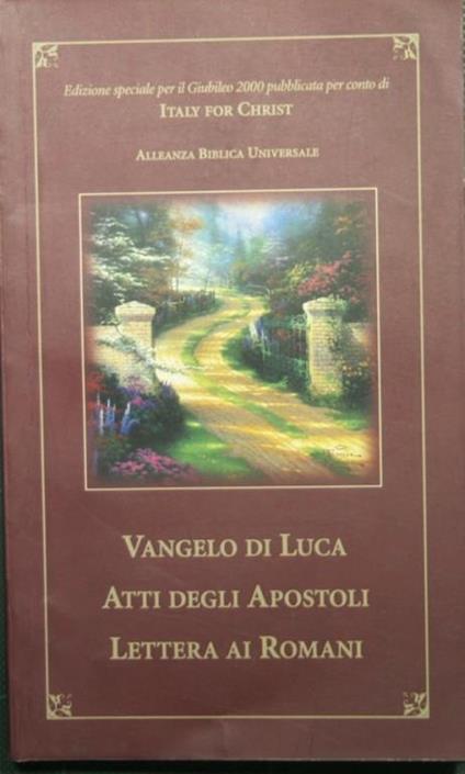 Vangelo di Luca - Atti degli Apostoli - Lettera ai romani - copertina