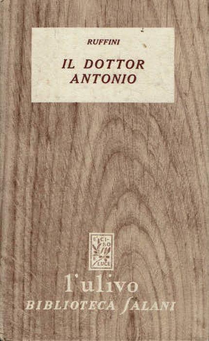 Il dottor Antonio - Giovanni Ruffini - copertina