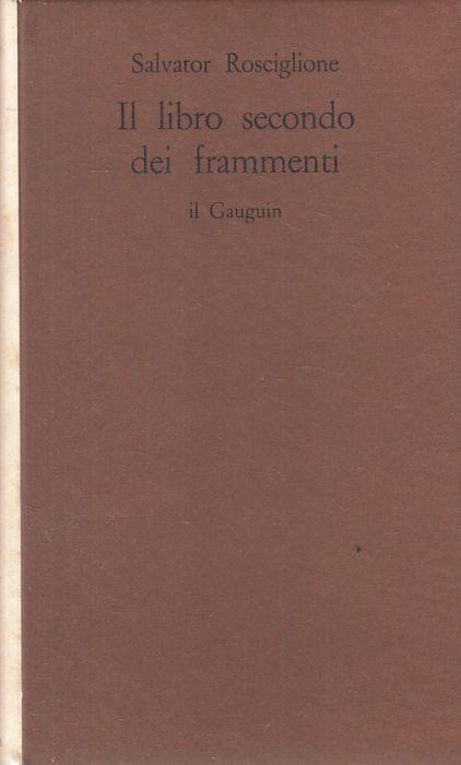 Libro Secondo Frammenti - copertina