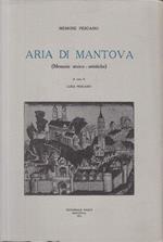 Aria di Mantova Memorie Storiche Artistiche