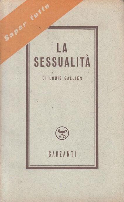 La Sessualità - Gallien Louis - copertina
