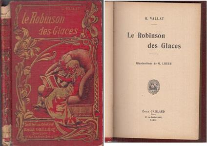 Le Robinson Des Glaces Ill. Lhuler - copertina