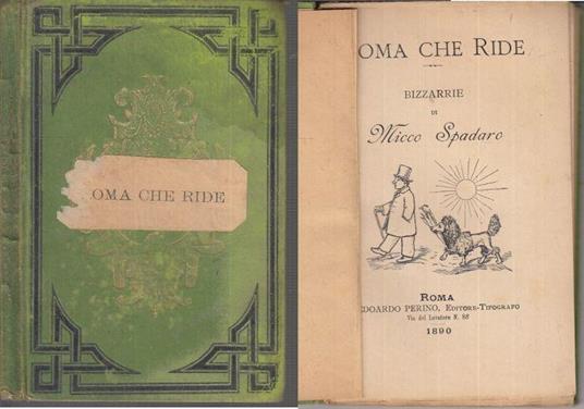 Roma Che Ride Bizzarrie - Miccco Spadaro - copertina