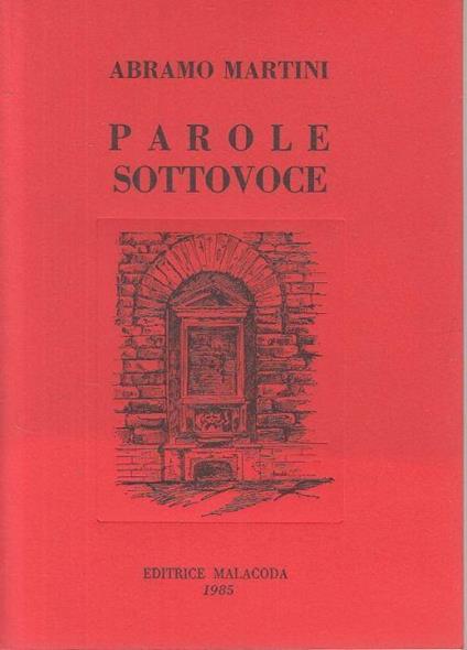 Parole Sottovoce - copertina