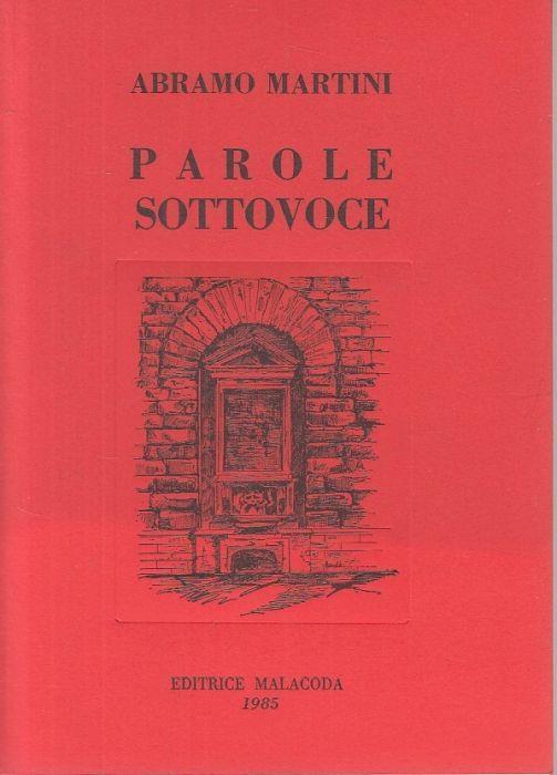 Parole Sottovoce - copertina