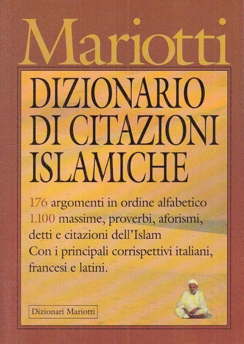 Dizionario di Citazioni Islamiche - Cristian Baiocchi - copertina