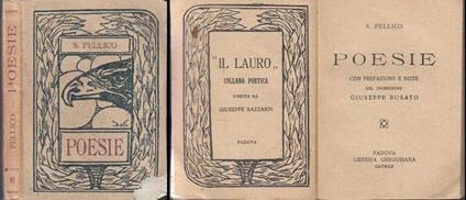 Poesie - Silvio Pellico - copertina