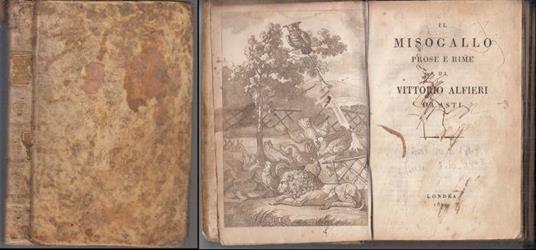 Il Misogallo Prose e Rime - copertina