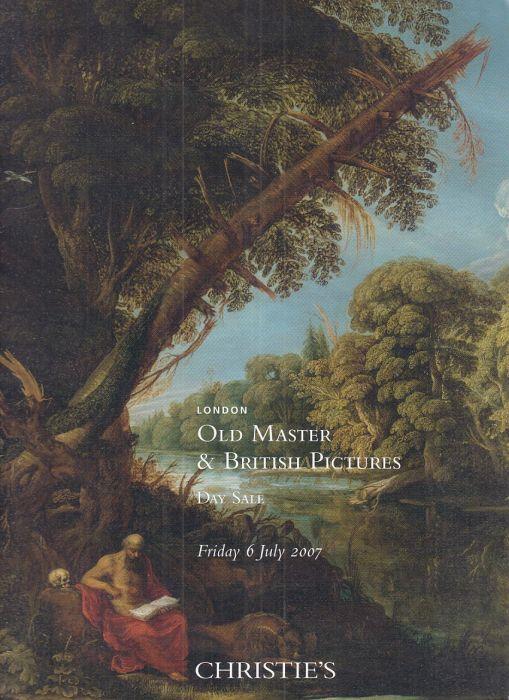 Catalogo: Old Master & British Pictures - copertina