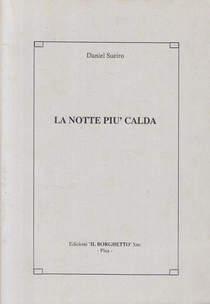 La Notte Più Calda - Daniel Sueiro - copertina
