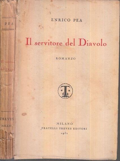 Il Servitore Del Diavolo - Enrico Pea - copertina