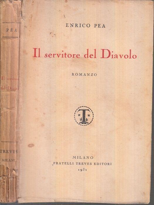 Il Servitore Del Diavolo - Enrico Pea - copertina