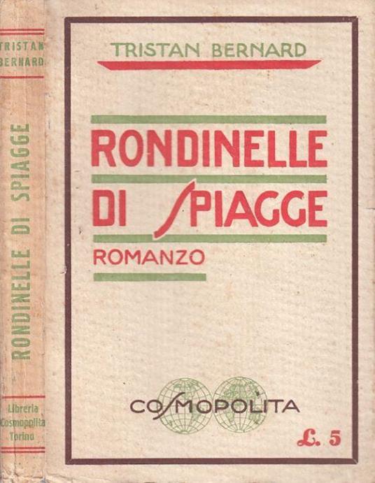 Rondinelle di Spiagge - Tristan Bernard - copertina