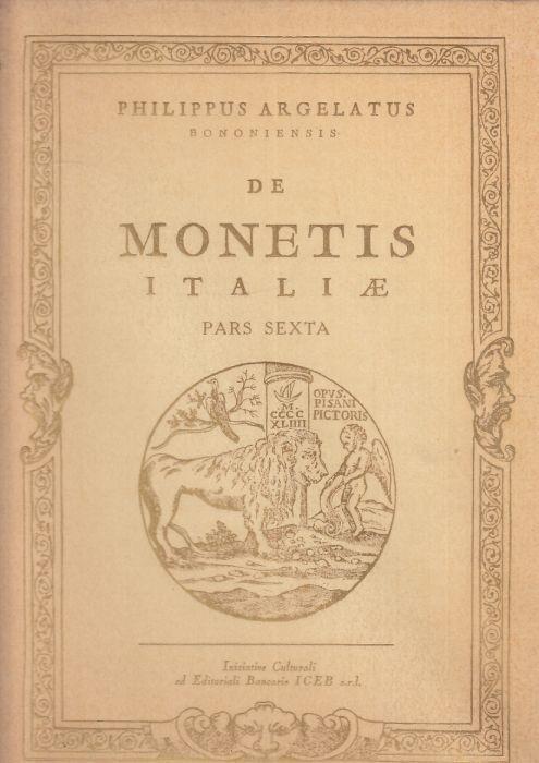 De Monetis Italiae Pars Sexta 1749 - copertina