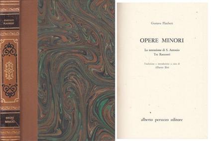 Opere Minori - Gustave Flaubert - copertina