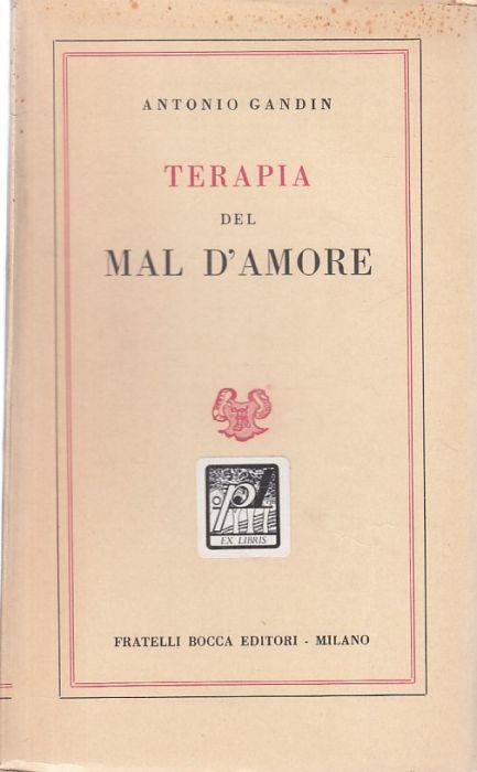 Terapia Del Mal D'amore - Antonio Gandin - copertina