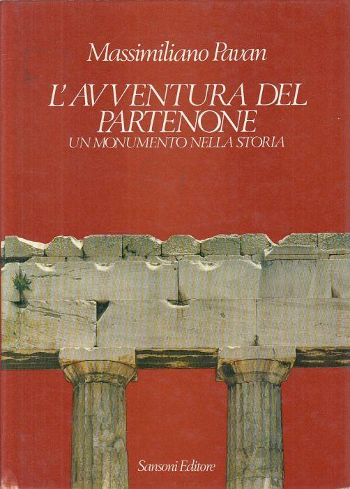 L' Avventura Del Partenone Monumento - Massimiliano Pavan - copertina