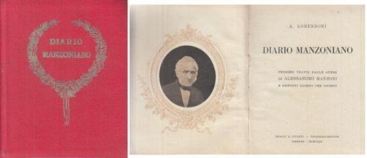 Diario Manzoniano - A. Lorenzoni - copertina