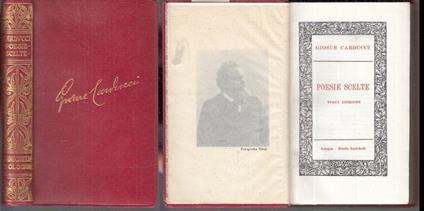 Poesie Scelte - Giosuè Carducci - copertina