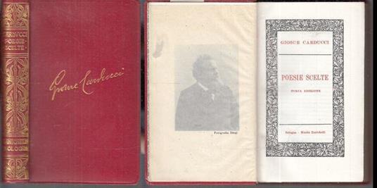 Poesie Scelte - Giosuè Carducci - copertina