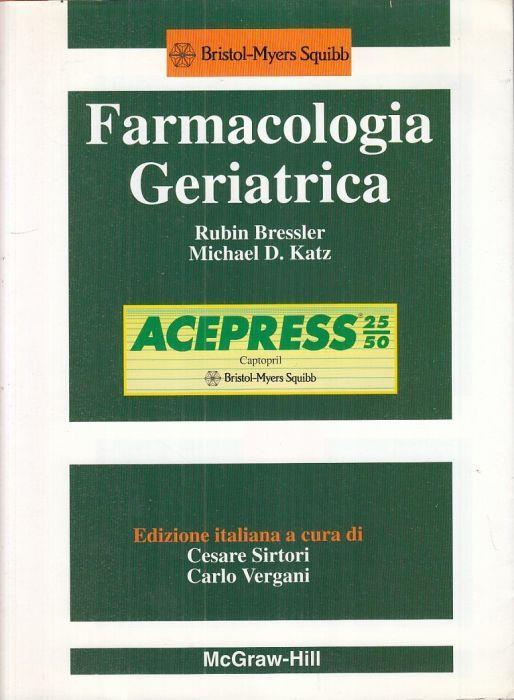 Farmacologia Geriatrica - copertina