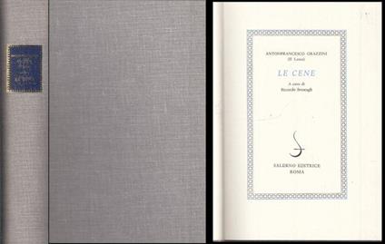 Le Cene - Antonfrancesco Grazzini - copertina
