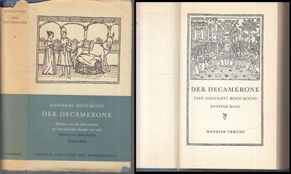 Der Decameron - Giovanni Boccaccio - copertina