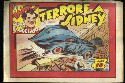 Tank L'uomo D'accioa 2/61 Blocco 20 Numeri - copertina