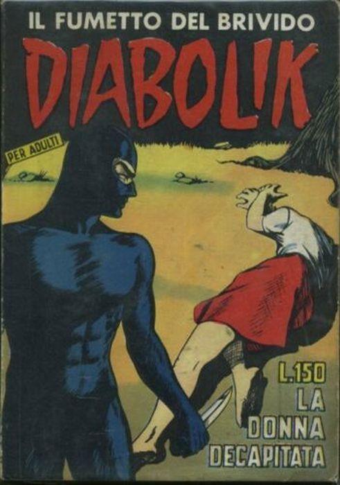 Diabolik Prima Serie N.14 Raro Donna Decapitata - copertina