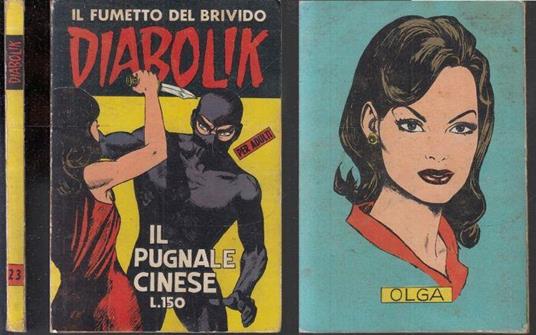 Diabolik Prima Serie N.23 Ottimo Il Pugnale Cinese - copertina