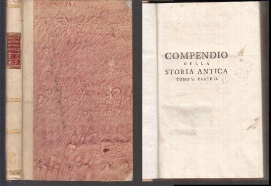 Compendio Storia Antica Tomo V Parte Ii - copertina