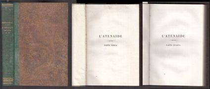 L' Atenaide Parte Terza - copertina
