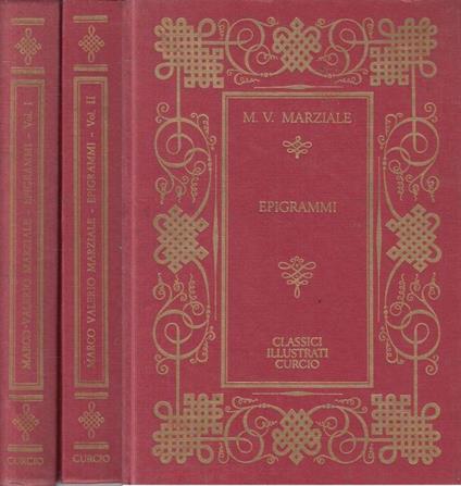 Epigrammi 2 Voll - M. Valerio Marziale - copertina