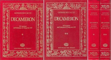Decameron 2 Voll. 212 Incisioni - Giovanni Boccaccio - copertina