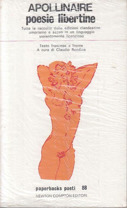 Poesie Libertine Francese a Fronte - Guillaume Apollinaire - copertina