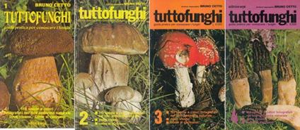 Tuttofunghi 4 Volumi Guida Pratica - Bruno Cetto - copertina