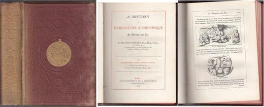 A History Of Caricature And Grotesque Literature - Thomas Wright - copertina