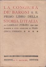 Congiura Baroni e Primo Libro Storia D'italia