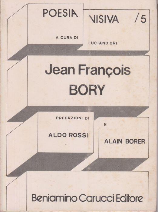 Jean Francois Bory (stampa 1976) - Alain Borer - copertina