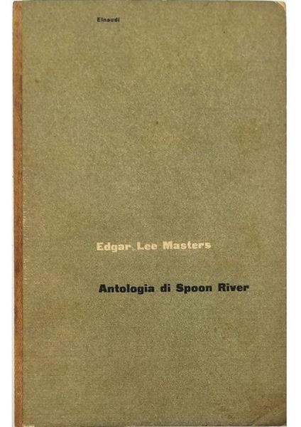 Antologia di Spoon River - copertina