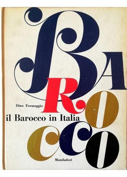 Il barocco in Italia - Dino Formaggio - copertina