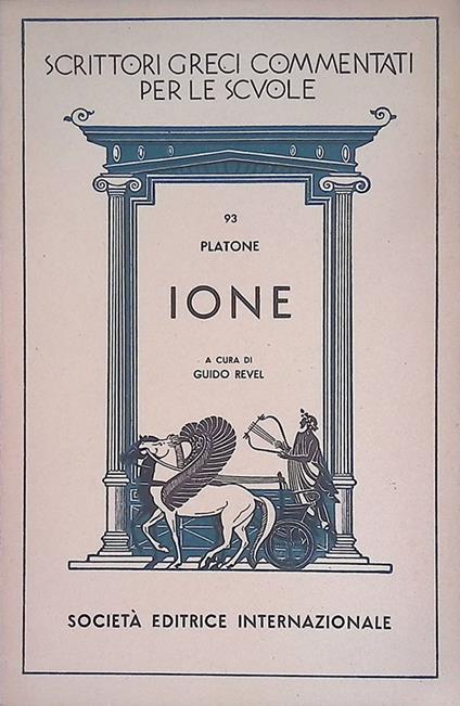 Ione - Platone - copertina
