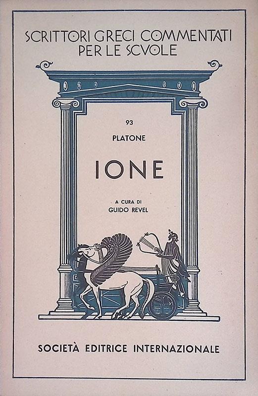 Ione - Platone - copertina