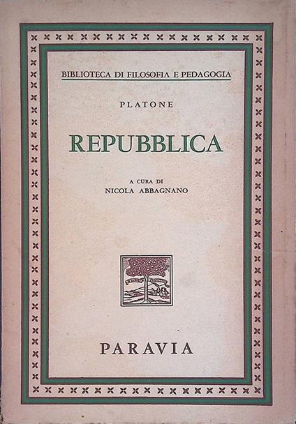 Repubblica - Platone - copertina