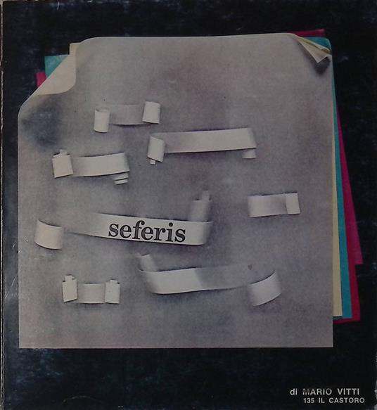 Seferis - Mario Vitti - copertina