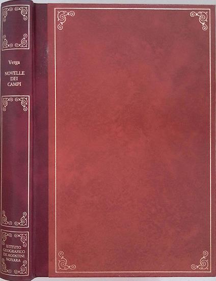 Novelle - Giovanni Verga - copertina