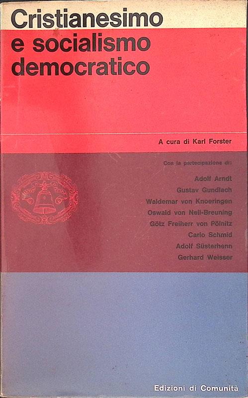 Cristianesimo e socialismo democratico - Karl Foerster - copertina