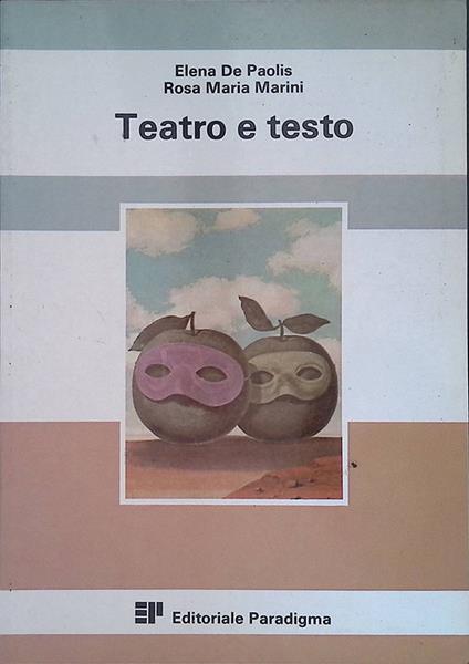 Teatro e testo - copertina