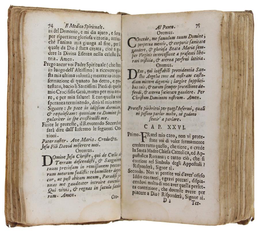 Il Medico Spirituale Al Punto, In Cui Si Somministra Al Reverendo Sacerdote Tutto Ciò Che Fa Bisogno Alla Cura Spirituale Degl'infermi Dal Principio Dell'infermità Fino Al Punto Di Morte, Diviso In Sei Libri... Esorcismi Per Gli Ossessi, Cavati Dal