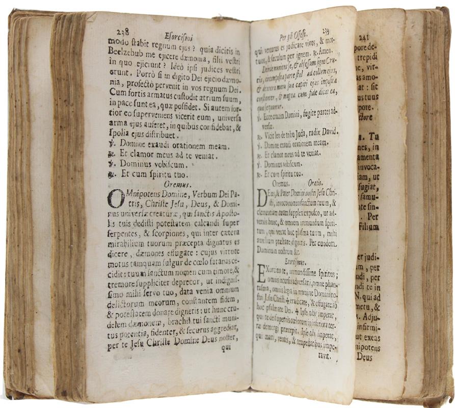 Il Medico Spirituale Al Punto, In Cui Si Somministra Al Reverendo Sacerdote Tutto Ciò Che Fa Bisogno Alla Cura Spirituale Degl'infermi Dal Principio Dell'infermità Fino Al Punto Di Morte, Diviso In Sei Libri... Esorcismi Per Gli Ossessi, Cavati Dal